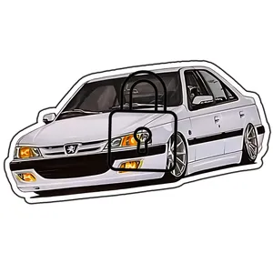 استیکر لپتاپ مدل ماشین پژو پارس TU5 کد 93