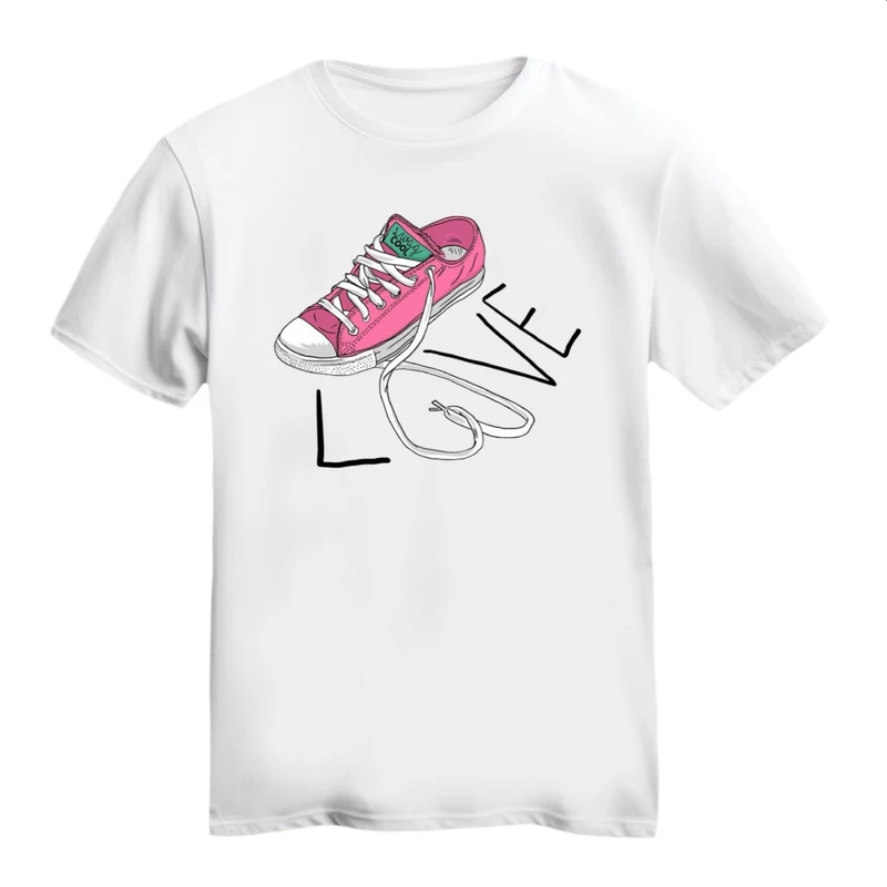 تی شرت آستین کوتاه زنانه مدل کتونی کد 7