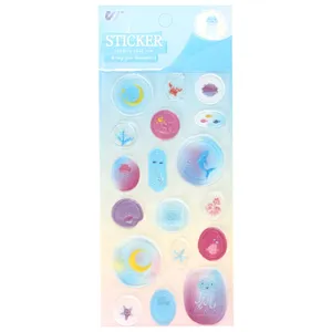 برچسب مدل مهروموم برجسته طرح دریا