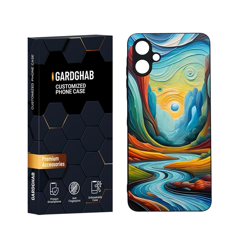 کاور گارد قاب مدل هنری مناسب برای گوشی موبایل سامسونگ Galaxy A06 