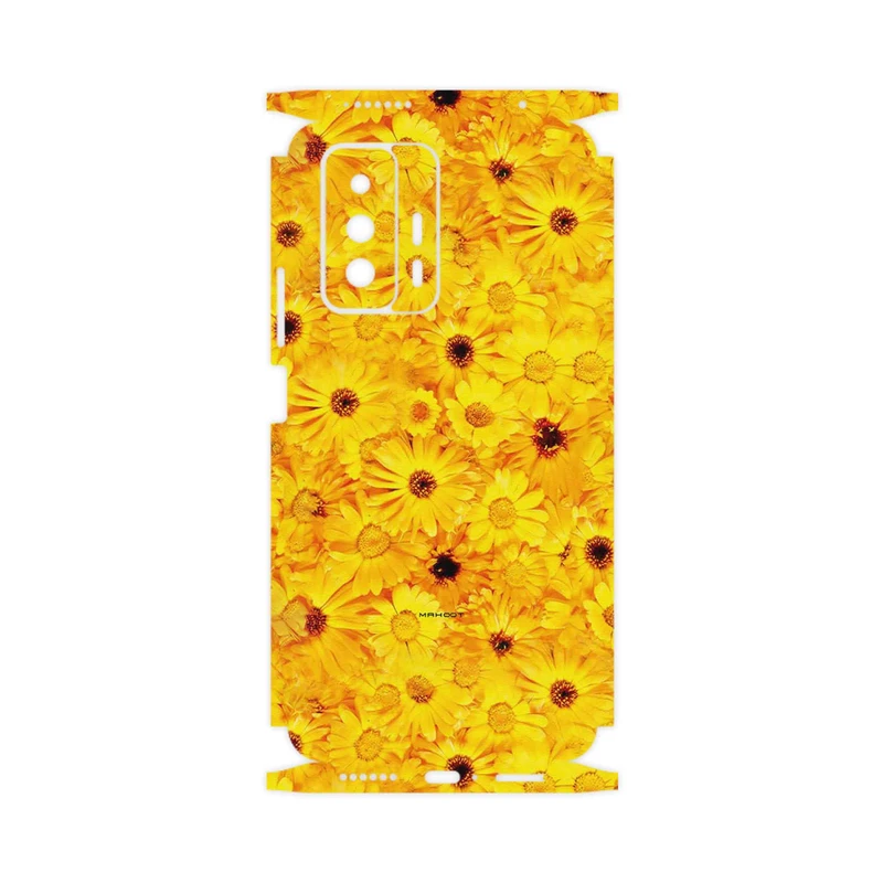 برچسب پوششی ماهوت مدل Yellow_Flower-FullSkin مناسب برای گوشی موبایل شیائومی 11T 5G