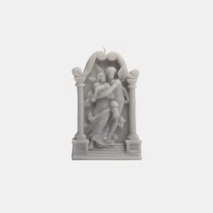 شمع دست ساز مدل کتیبه ادم و حوا C145