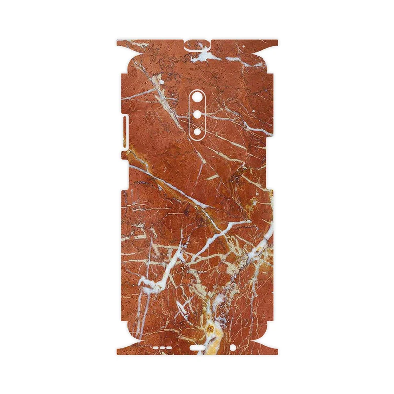 برچسب پوششی ماهوت مدل Red Marble-FullSkin مناسب برای گوشی موبایل اپو Realme X