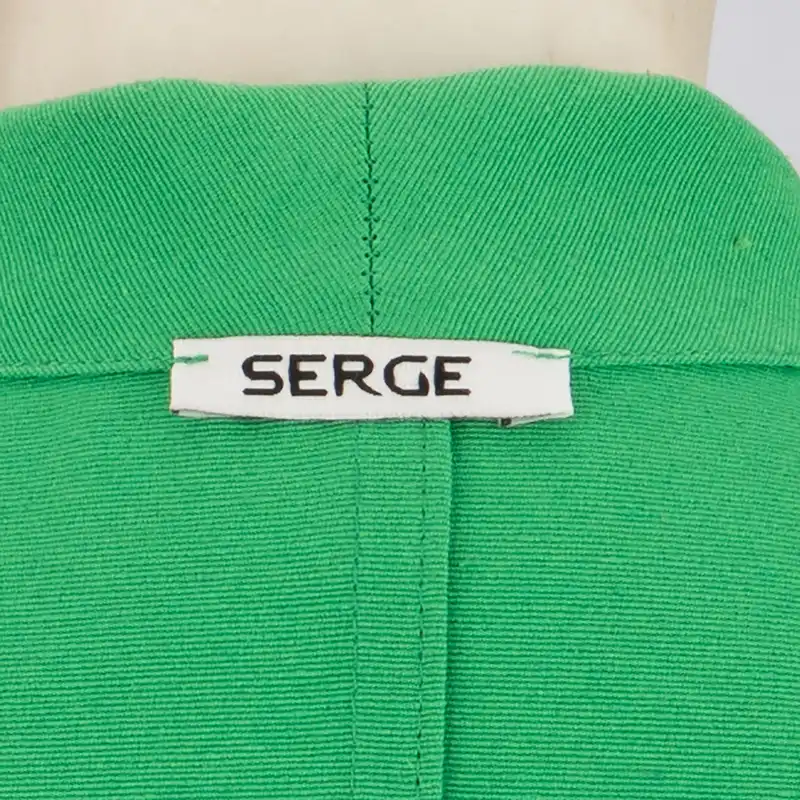 مانتو زنانه سرژه مدل 216622 رنگ سبز