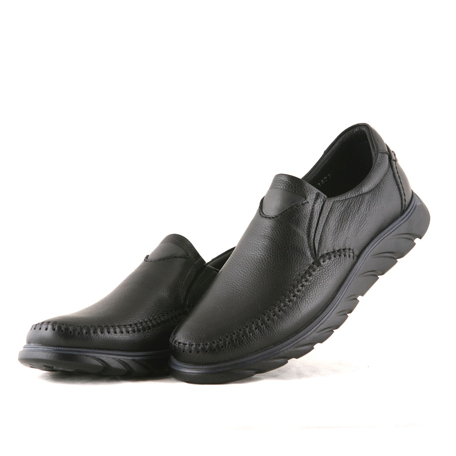 کفش طبی مردانه چرم یلسان مدل هنری کد GF-561-msk -  - 5