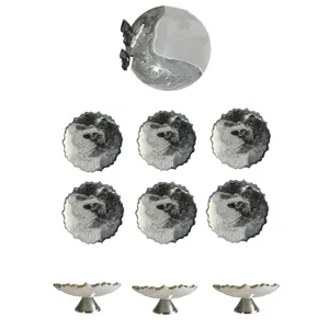 مجموعه ظروف هفت سین 7 پارچه مدل هفت سین ابرو باد کد 007