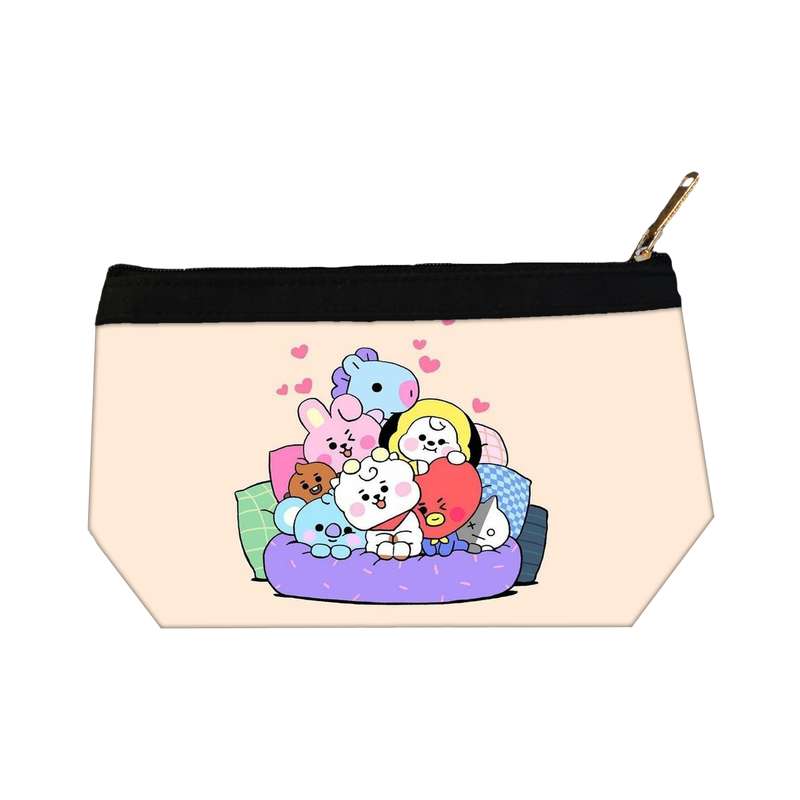 کیف لوازم آرایش زنانه مدل BTS کد 2391