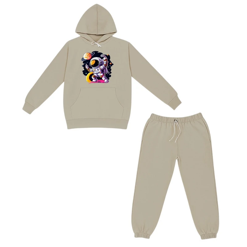 ست هودی و شلوار راحتی بچگانه مدل فضانورد کد v5 