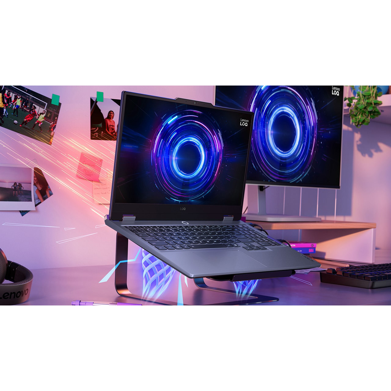 لپ تاپ 15.6 اینچی لنوو مدل LOQ 15IRX10-i7 13700HX-24GB DDR5 4800MHZ-512GB SSD-RTX5050 8GB-FHD 144Hz