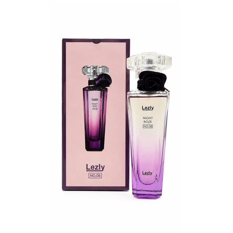 عطر جیبی زنانه لزلی مدل Night Roze  با رایحه گلی و میوه‌ای حجم 25 میلی‌لیتر