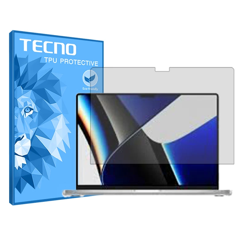 محافظ صفحه نمایش شفاف تکنو مدل Resistant مناسب برای لپ تاپ اپل macbook pro 16 a2485m1