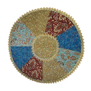 رومیزی ترمه مدل چهل تکه سالار کد F161