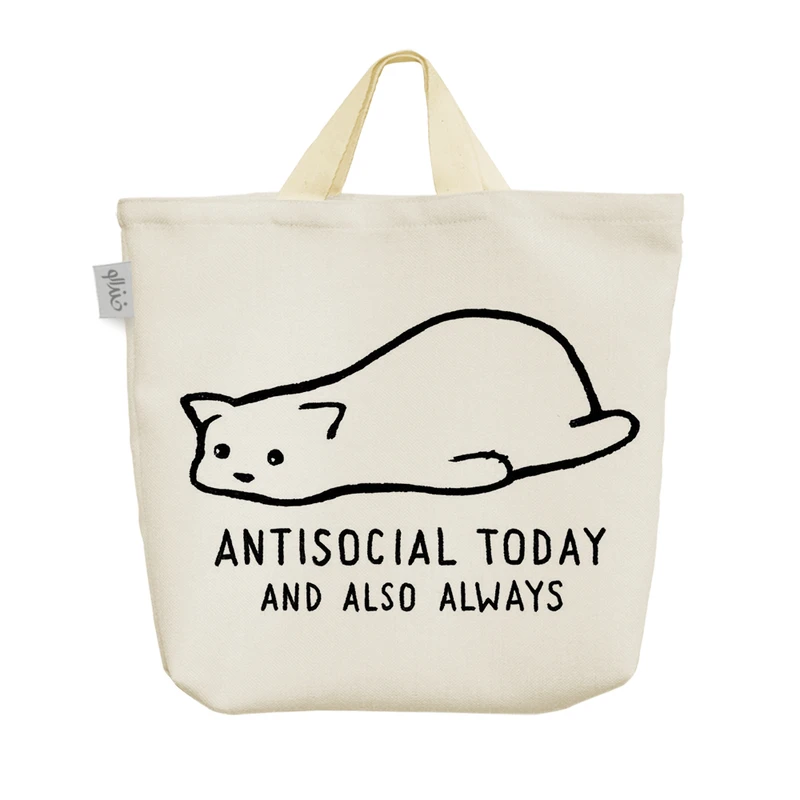 ساک خرید خندالو مدل گربه اجتماع گریز کد 3441