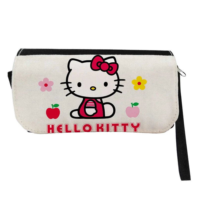 جامدادی مدل دوزیپ طرح Hello kitty کد NI809