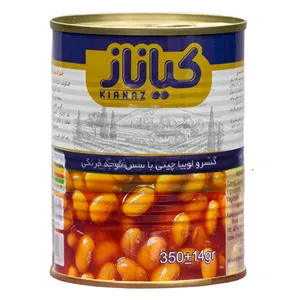 کنسرو لوبیا چیتی کیاناز - 350 گرم بسته 12 عددی