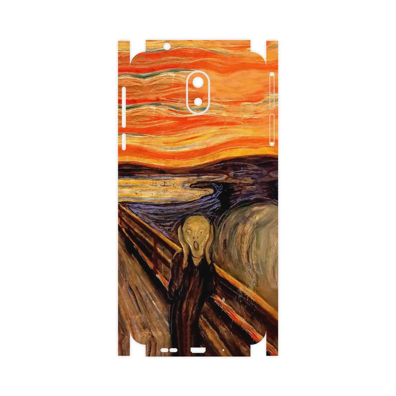 برچسب پوششی ماهوت مدل The Scream of Munch-FullSkin مناسب برای گوشی موبایل نوکیا 3.1