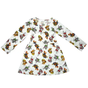 پیراهن دخترانه مدل سگهای نگهبان 57