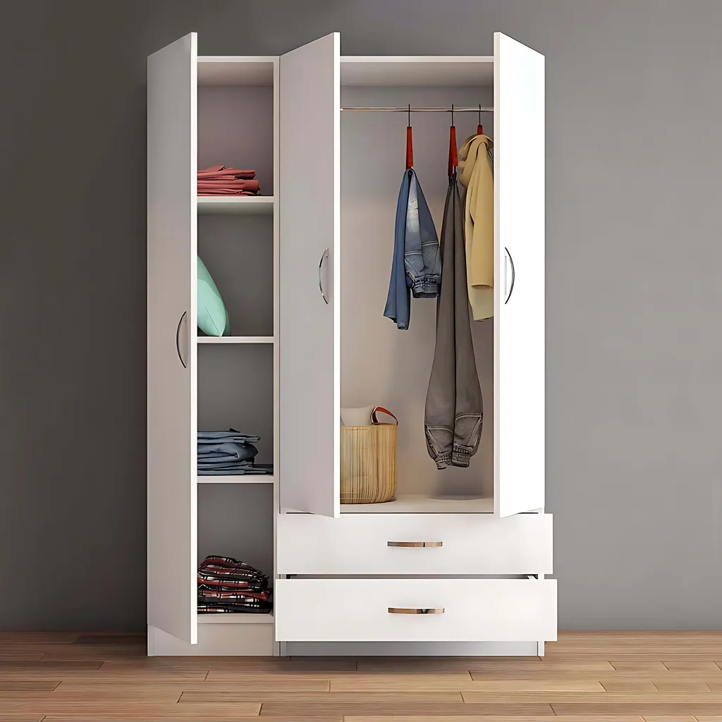 کمد لباس فلفور کابینت مدل MDF-TD12045180