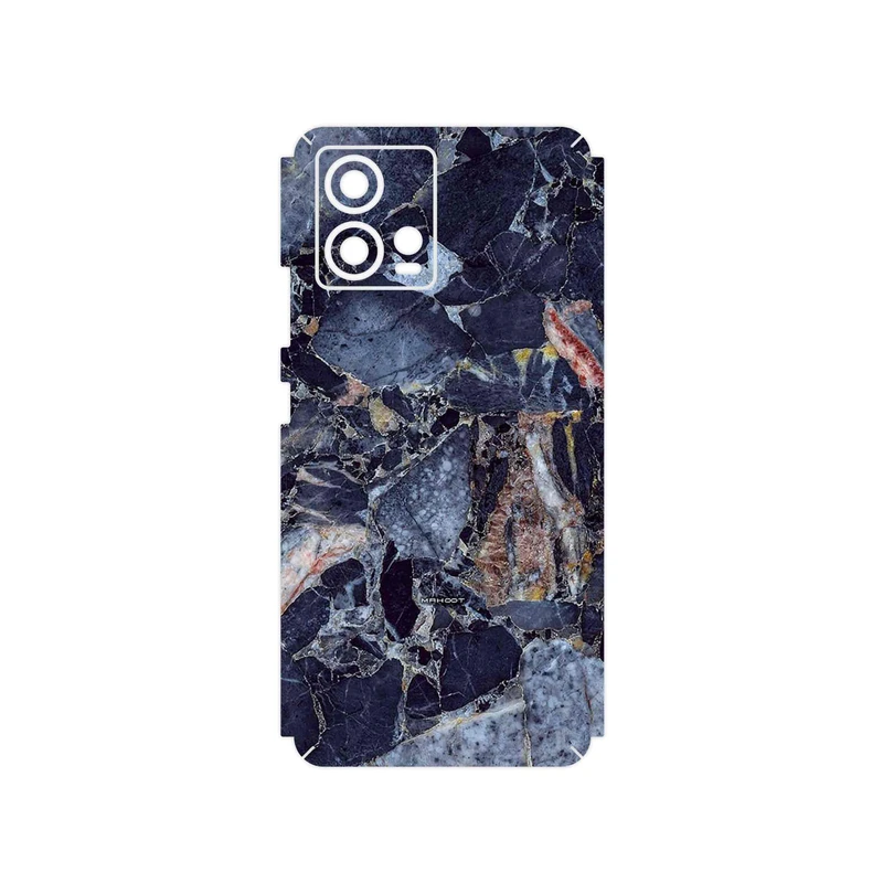 برچسب پوششی ماهوت مدل Broken black marble مناسب برای گوشی موبایل موتورولا Edge 30 Fusion