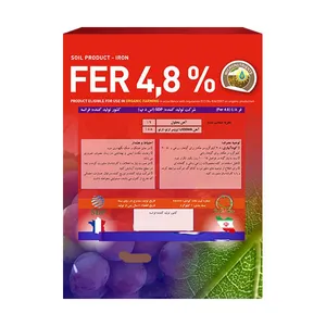 کود آهن محلول فیر مدل اس دی پی fer6%4.8 وزن 1 کیلوگرم