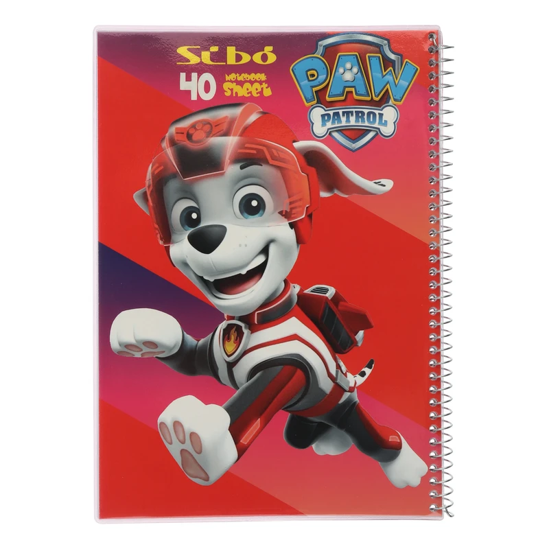 دفتر مشق 40 برگ سیبو مدل سگهای نگهبان طرح چیس کد 121805