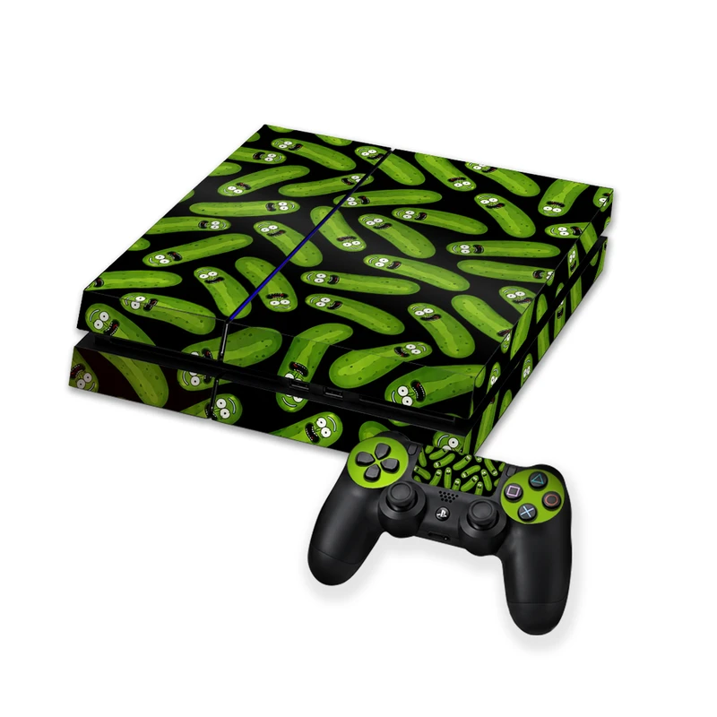 برچسب کنسول بازی پلی استیشن 4 FAT کایمون مدل RICK AND MORTY کد p4f012