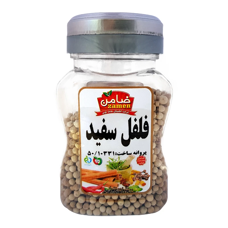 دانه فلفل سفید ضامن - 120 گرم