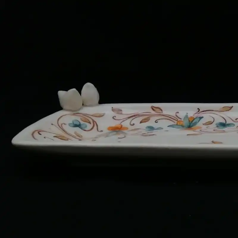 شیرینی خوری سرامیکی هیوا طرح رولت پیچک کد 10983398