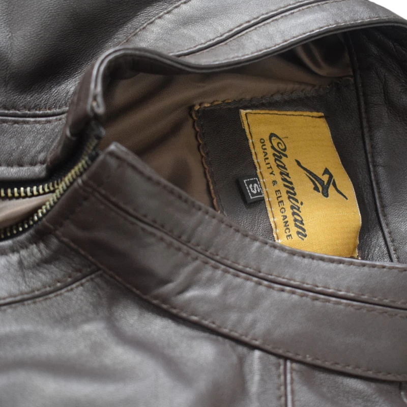 عکس شماره 58 : کت چرم مردانه چرمیران مدل شانون