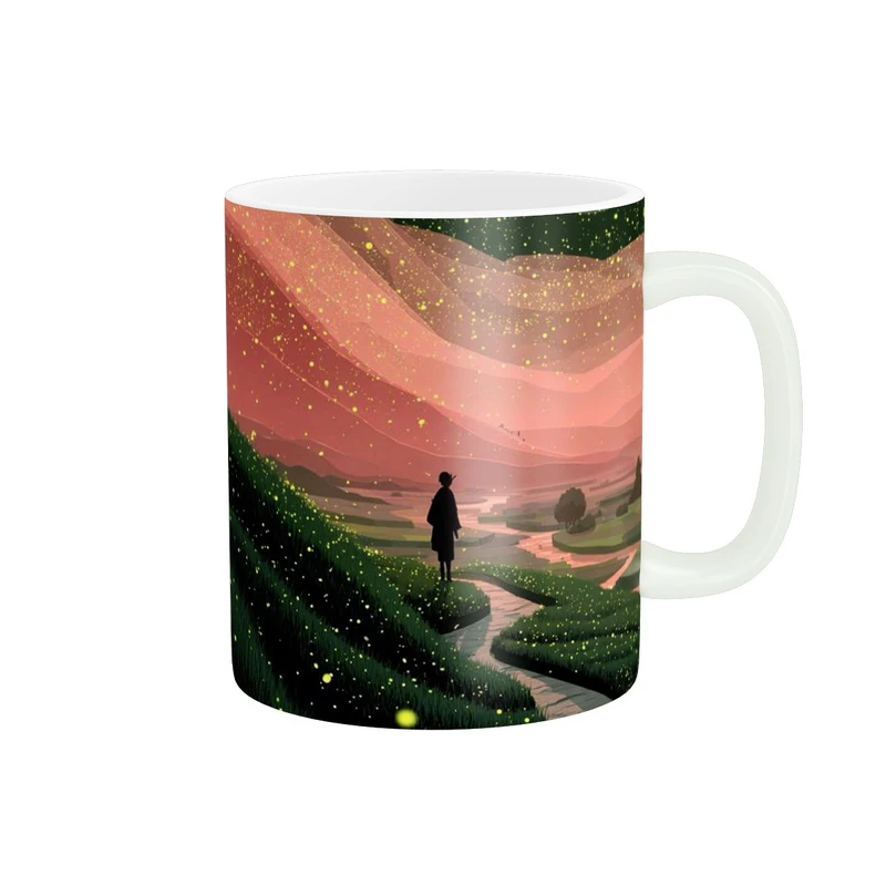 ماگ پاد آفرین مدل غروب اکلیلی کد160 