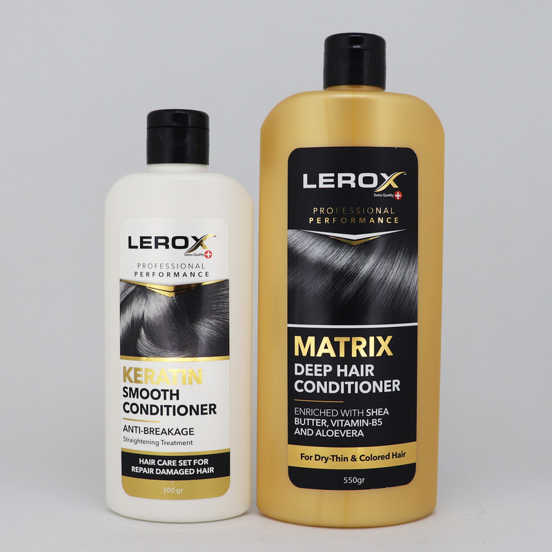 نرم کننده مو لروکس مدل ماتریکس حجم 550 میلی لیتر به همراه نرم کننده مو لروکس مدل کراتین حجم 300 میلی لیتر نرم کننده مو لروکس مدل ماتریکس حجم 550 میلی لیتر به همراه نرم کننده مو لروکس مدل کراتین حجم 300 میلی لیتر