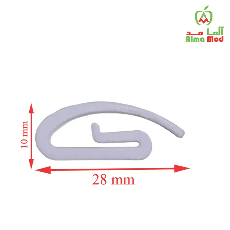 گیره پرده و هوکس آلما مد کد PLA مجموعه 40 عددی