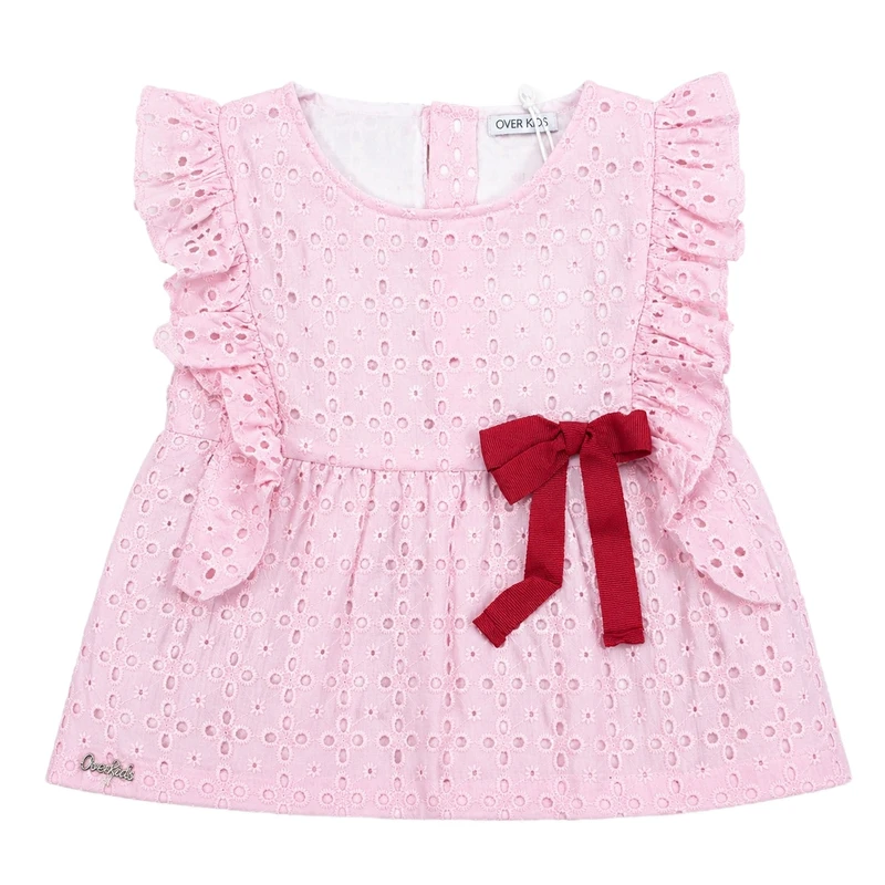 پیراهن بدون آستین یقه گرد دخترانه اورکیدز مدل heart