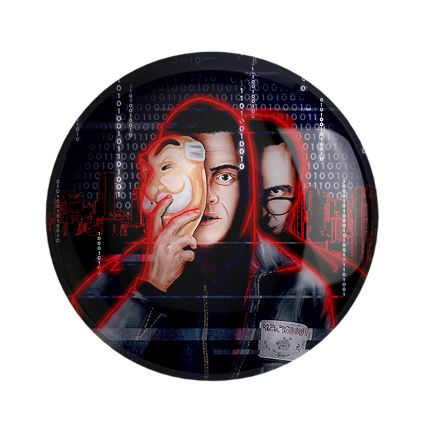 مگنت خندالو طرح الیوت الدرسون سریال آقای ربات Mr.Robot کد 10240