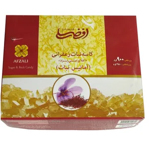 کاسه نبات زعفرانی سنتی یزد افضلی - 900 گرم