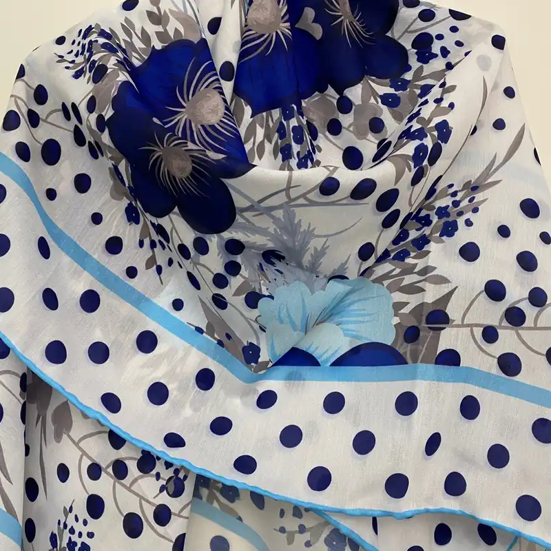 روسری زنانه مدل نخی قواره بزرگ چهار فصل کد 1770