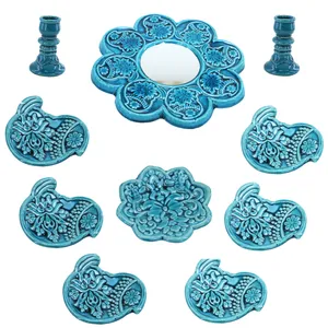 مجموعه ظروف هفت سین 10 پارچه کد ak-05