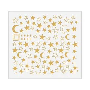 برچسب لنز ناخن مدل ستاره کد 9