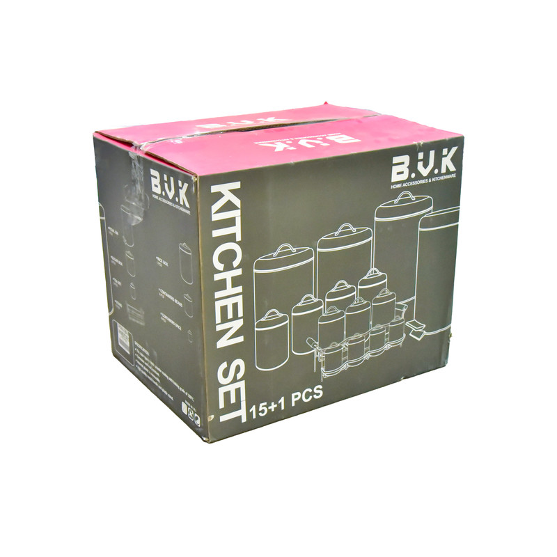سرویس جهیزیه عروس 16 پارچه بی وی کی کد 805385 - G