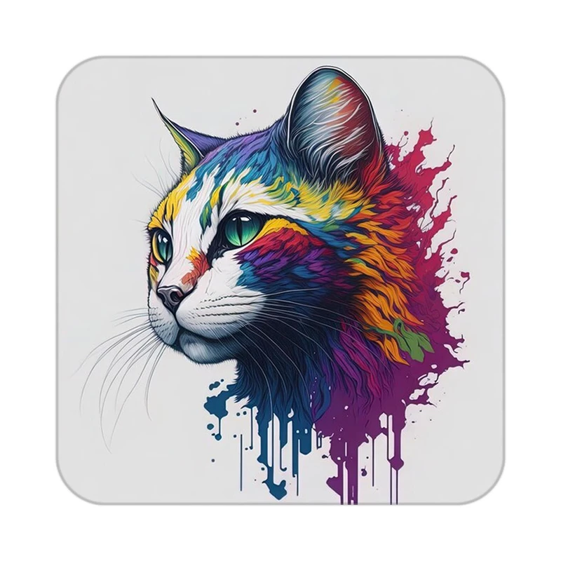 زیر لیوانی کاکتی طرح حیوانات رنگی مدل mp26374