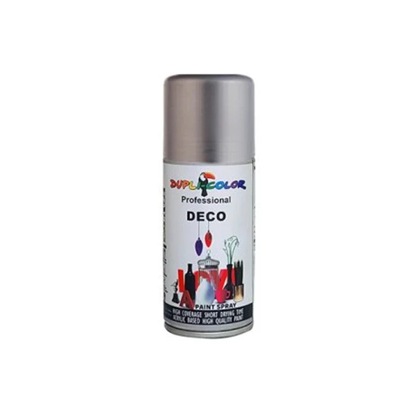اسپری رنگ کروم نقره ای دوپلی کالر مدل Deco حجم 150 میلی لیتر مجموعه 6 عددی 