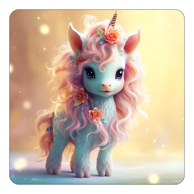 مگنت کاکتی طرح اسب تک شاخ و یونیکورن مدل mp31578