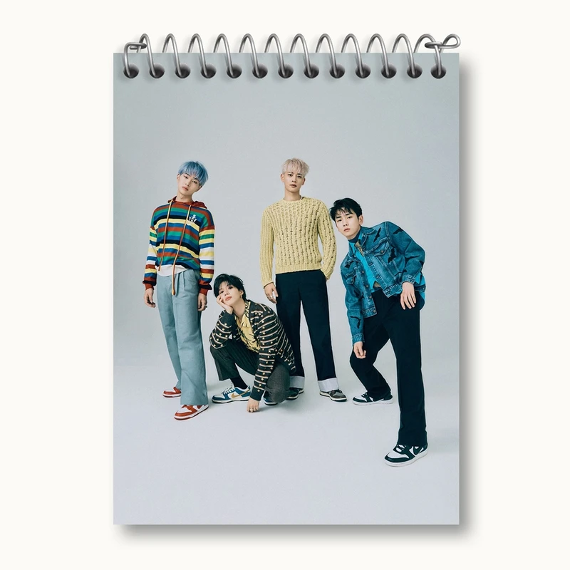 دفتر یادداشت 50 برگ خندالو مدل گروه شاینی Shinee کد 21365