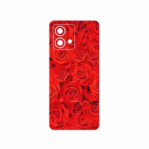MAHOOT Red_Flower Cover Sticker for Motorola Moto G84