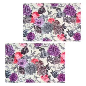 رو بالشی مدل مخمل نقره کوب کد 12-A بسته 2 عددی