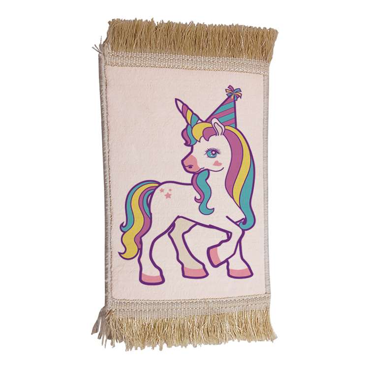 فرش ماشینی دیوارکوب مدل یونیکورن کد 7