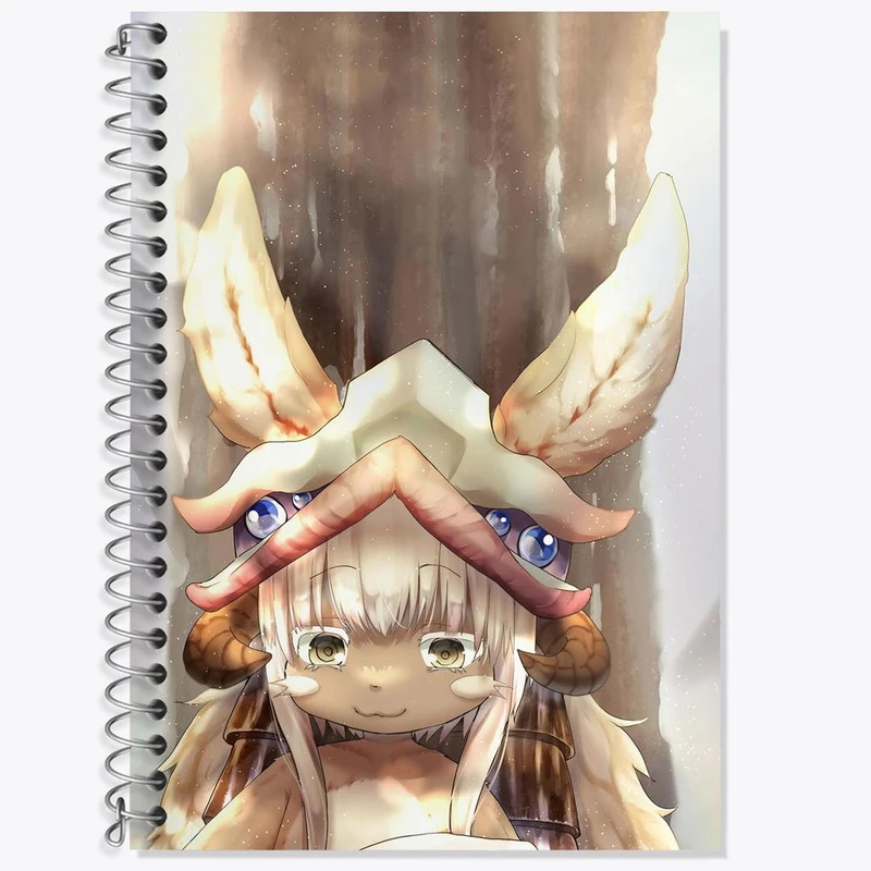 دفتر لغت 50 برگ خندالو مدل ناناچی انیمه ساخته شده در پرتگاه Made in Abyss کد 22097