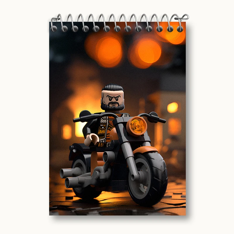 دفتر یادداشت 50 برگ خندالو طرح لگو (Lego) کد N2916