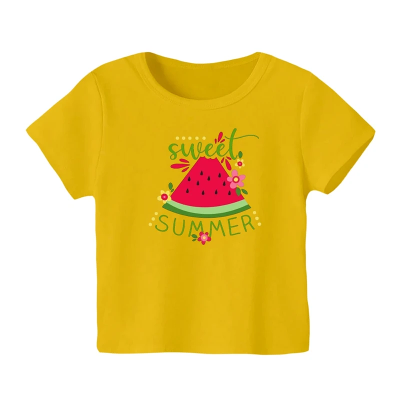 تی شرت آستین کوتاه بچگانه مدل هندوانه یلدایی کد 12