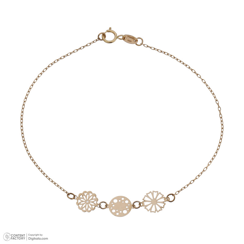 دستبند طلا 18 عیار زنانه مایا ماهک مدل MB1606 دستبند طلا 18 عیار زنانه مایا ماهک مدل MB1606